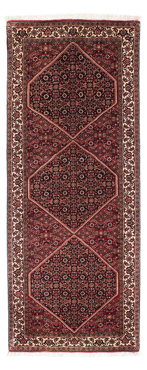 Loper Perzisch tapijt - Bijar - 198 x 74 cm - donkerrood