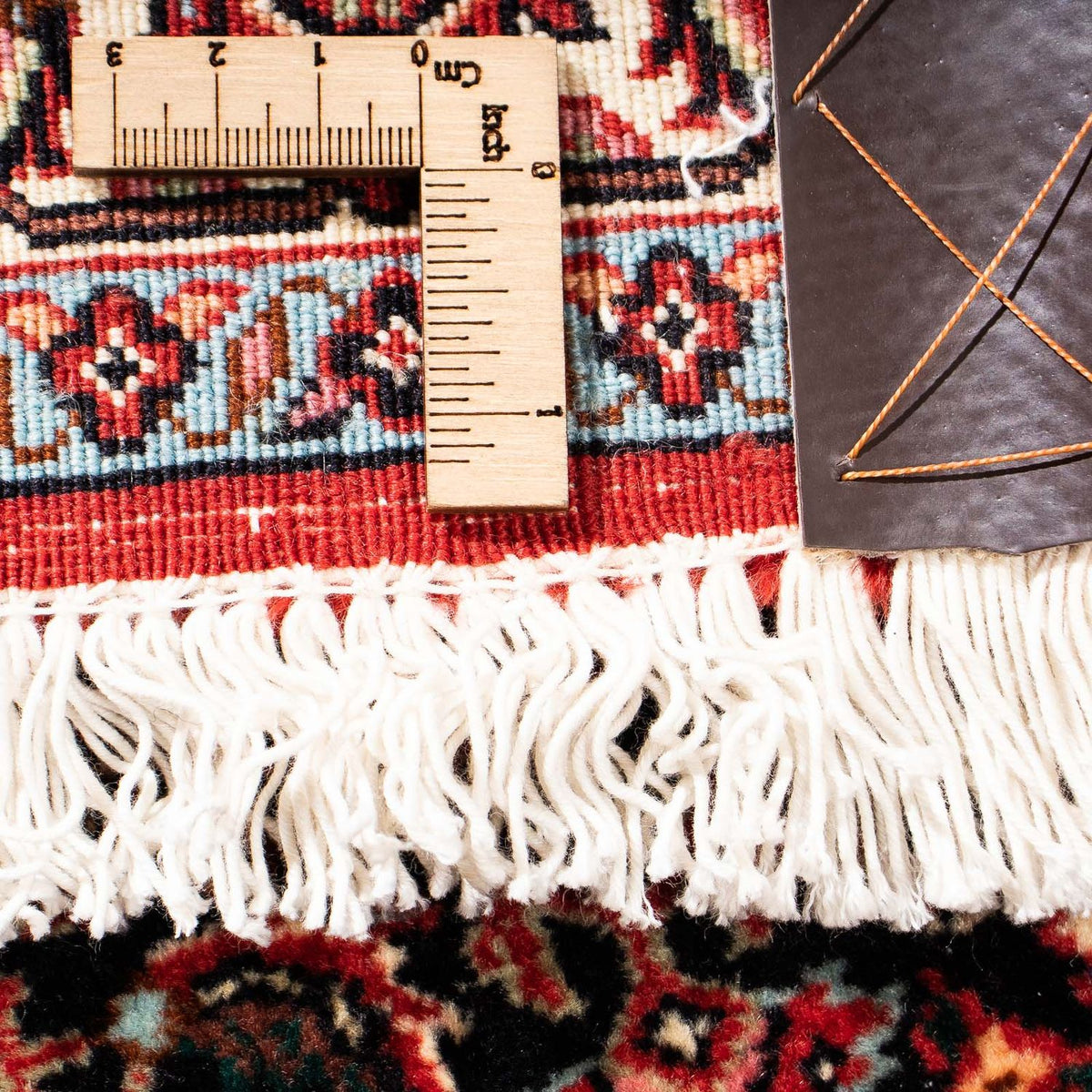 Loper Perzisch tapijt - Bijar - 198 x 74 cm - donkerrood