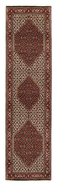 Loper Perzisch tapijt - Bijar - 308 x 81 cm - veelkleurig