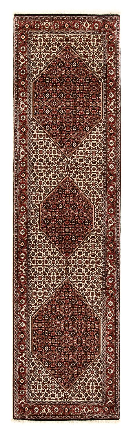 Loper Perzisch tapijt - Bijar - 308 x 81 cm - veelkleurig