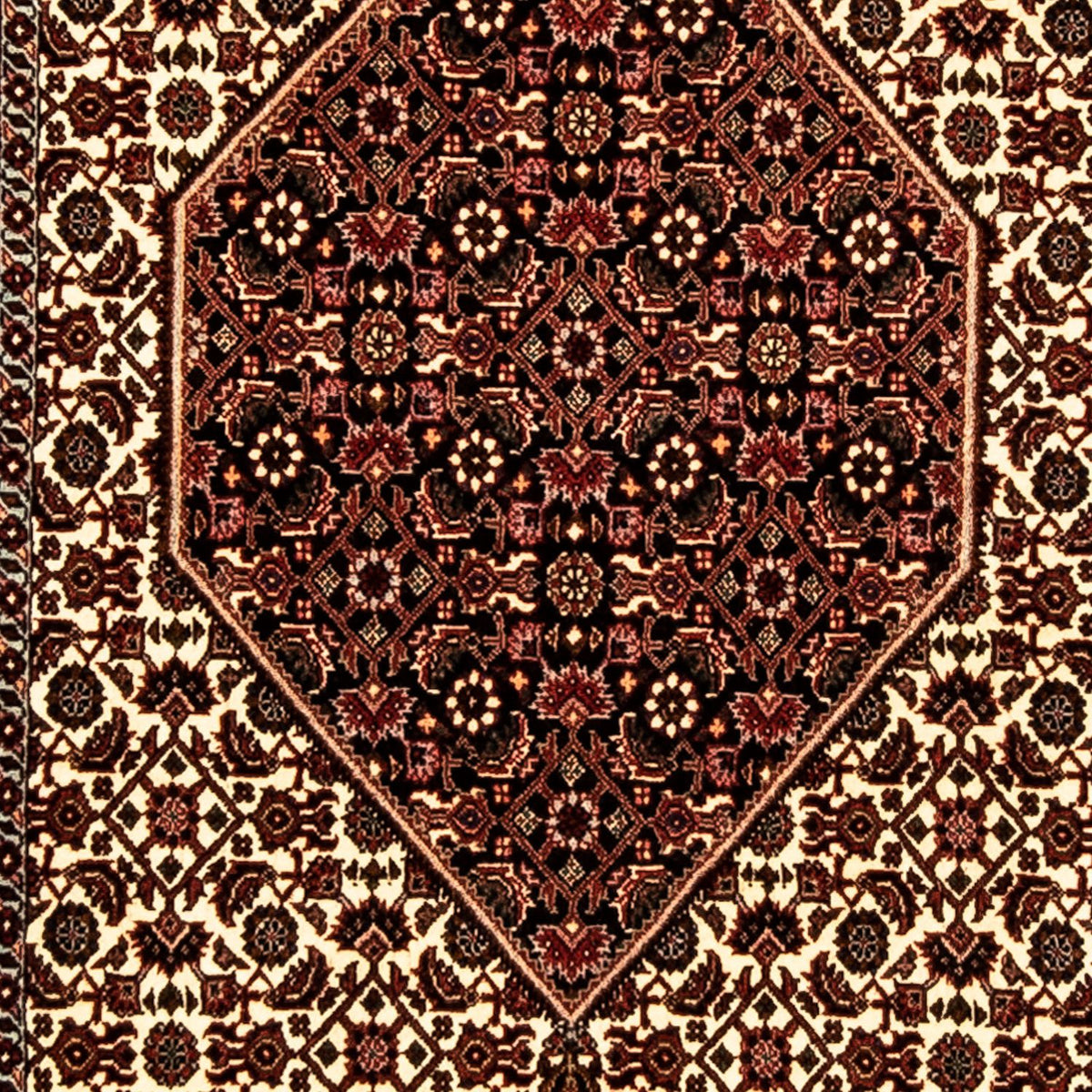 Loper Perzisch tapijt - Bijar - 308 x 81 cm - veelkleurig