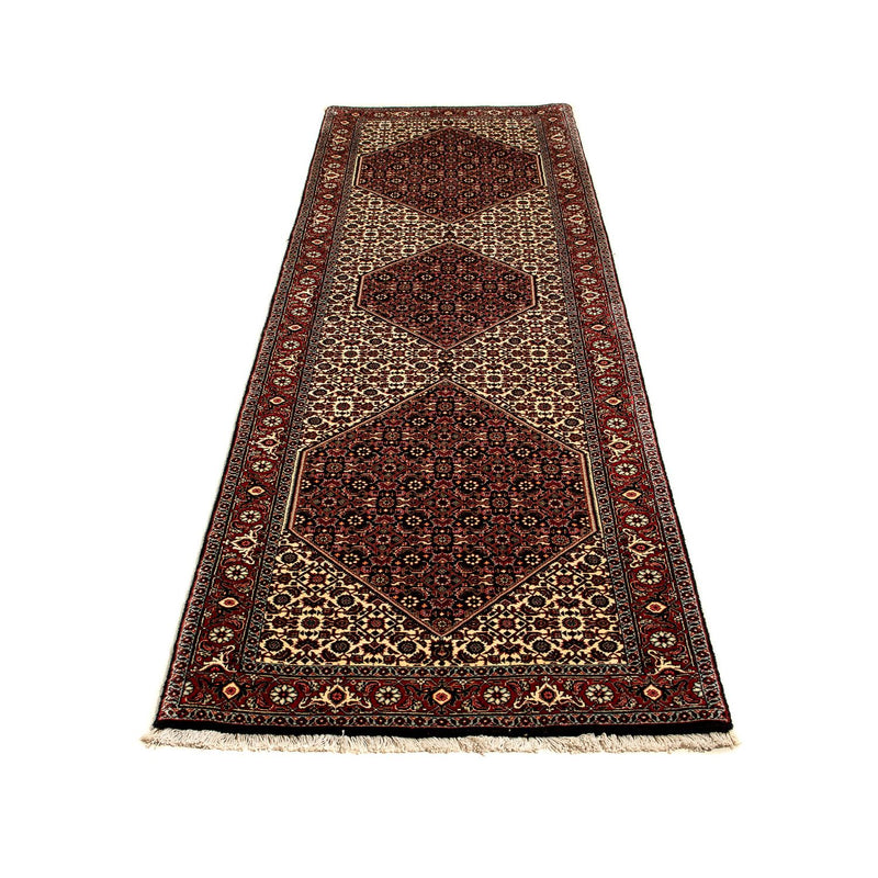 Loper Perzisch tapijt - Bijar - 308 x 81 cm - veelkleurig