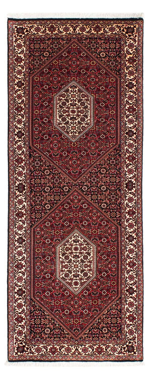 Loper Perzisch tapijt - Bijar - 202 x 76 cm - donkerrood