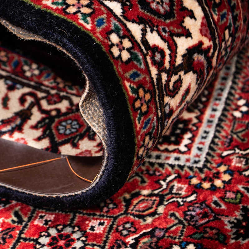 Loper Perzisch tapijt - Bijar - 202 x 76 cm - donkerrood