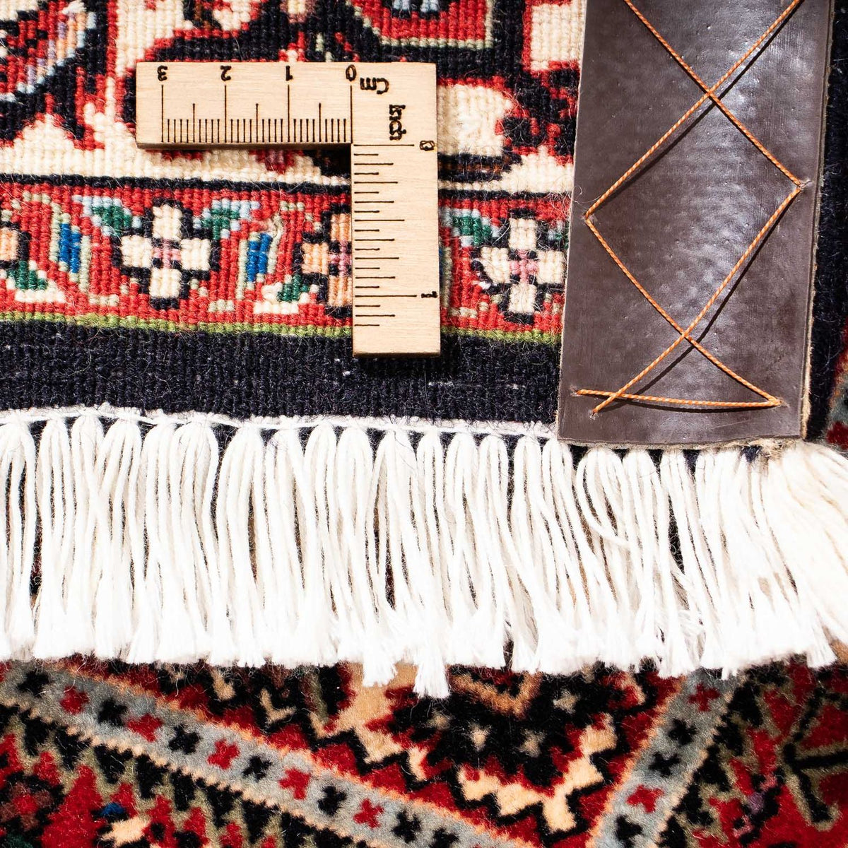 Loper Perzisch tapijt - Bijar - 202 x 76 cm - donkerrood