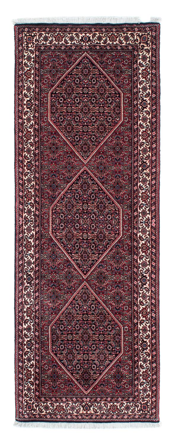 Loper Perzisch tapijt - Bijar - 213 x 74 cm - donkerblauw