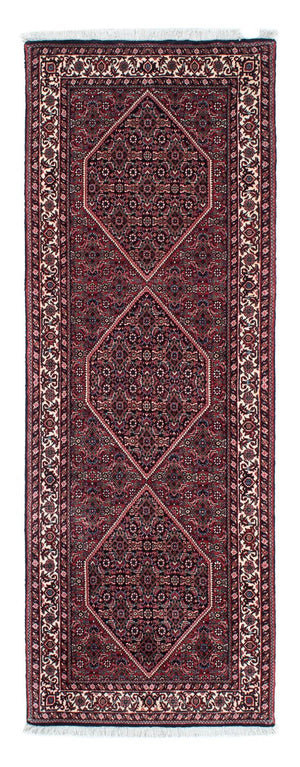 Loper Perzisch tapijt - Bijar - 213 x 74 cm - donkerblauw