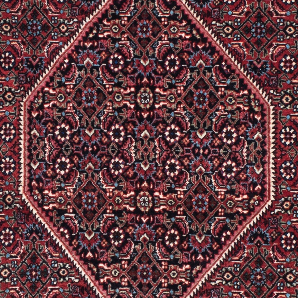 Loper Perzisch tapijt - Bijar - 213 x 74 cm - donkerblauw