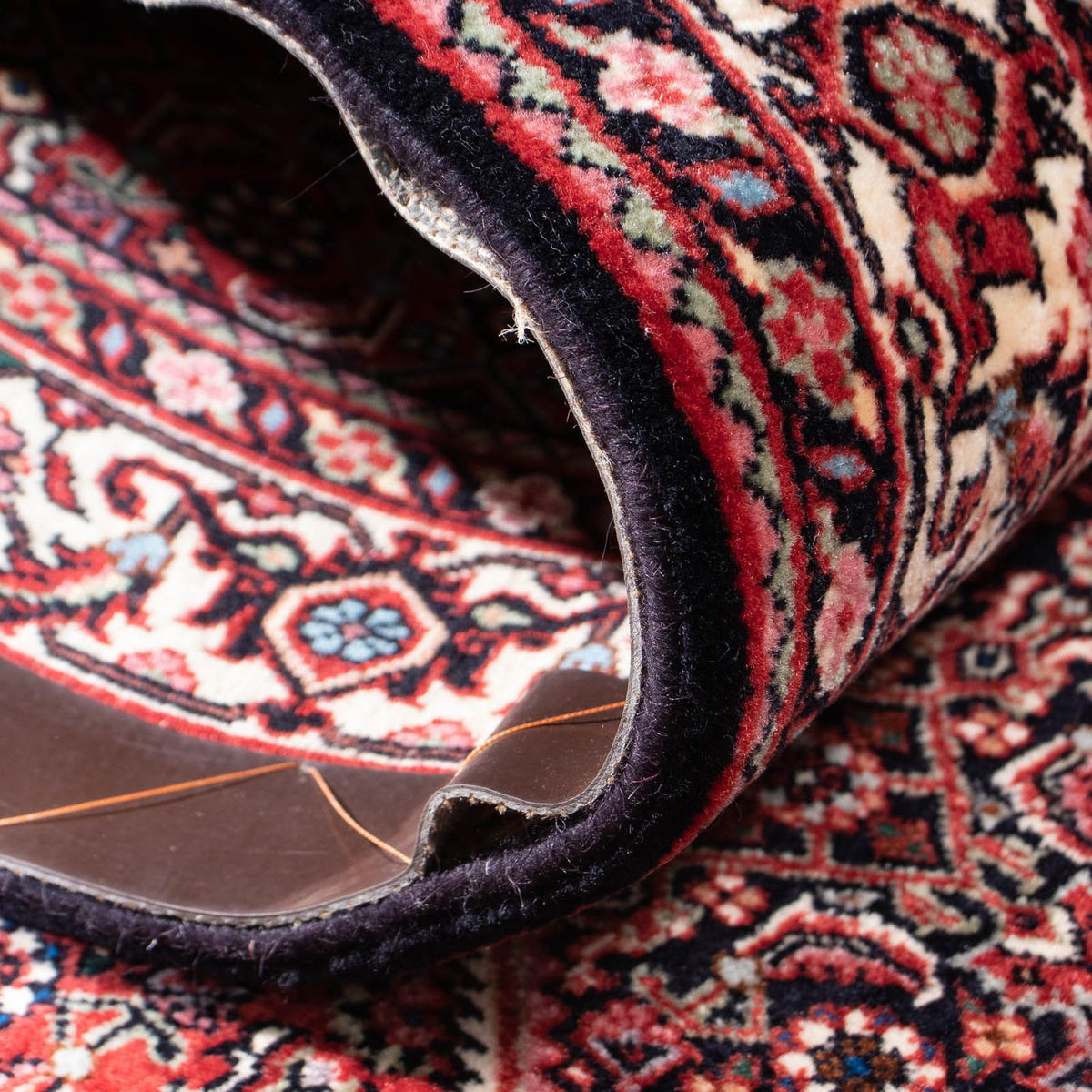 Loper Perzisch tapijt - Bijar - 213 x 74 cm - donkerblauw