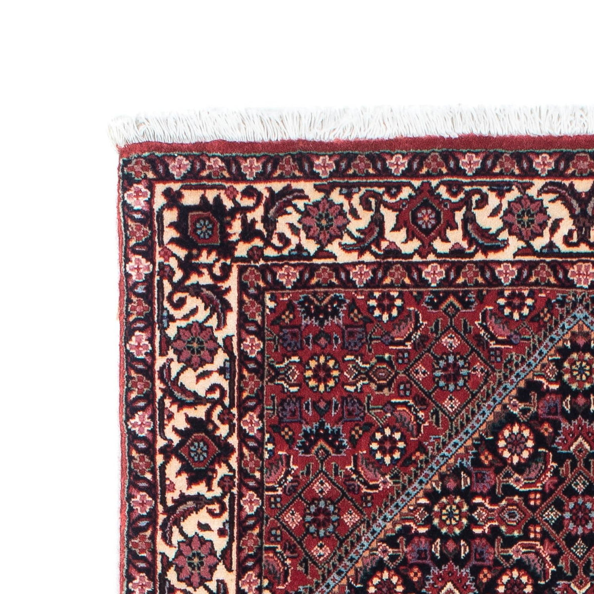 Loper Perzisch tapijt - Bijar - 211 x 75 cm - donkerblauw