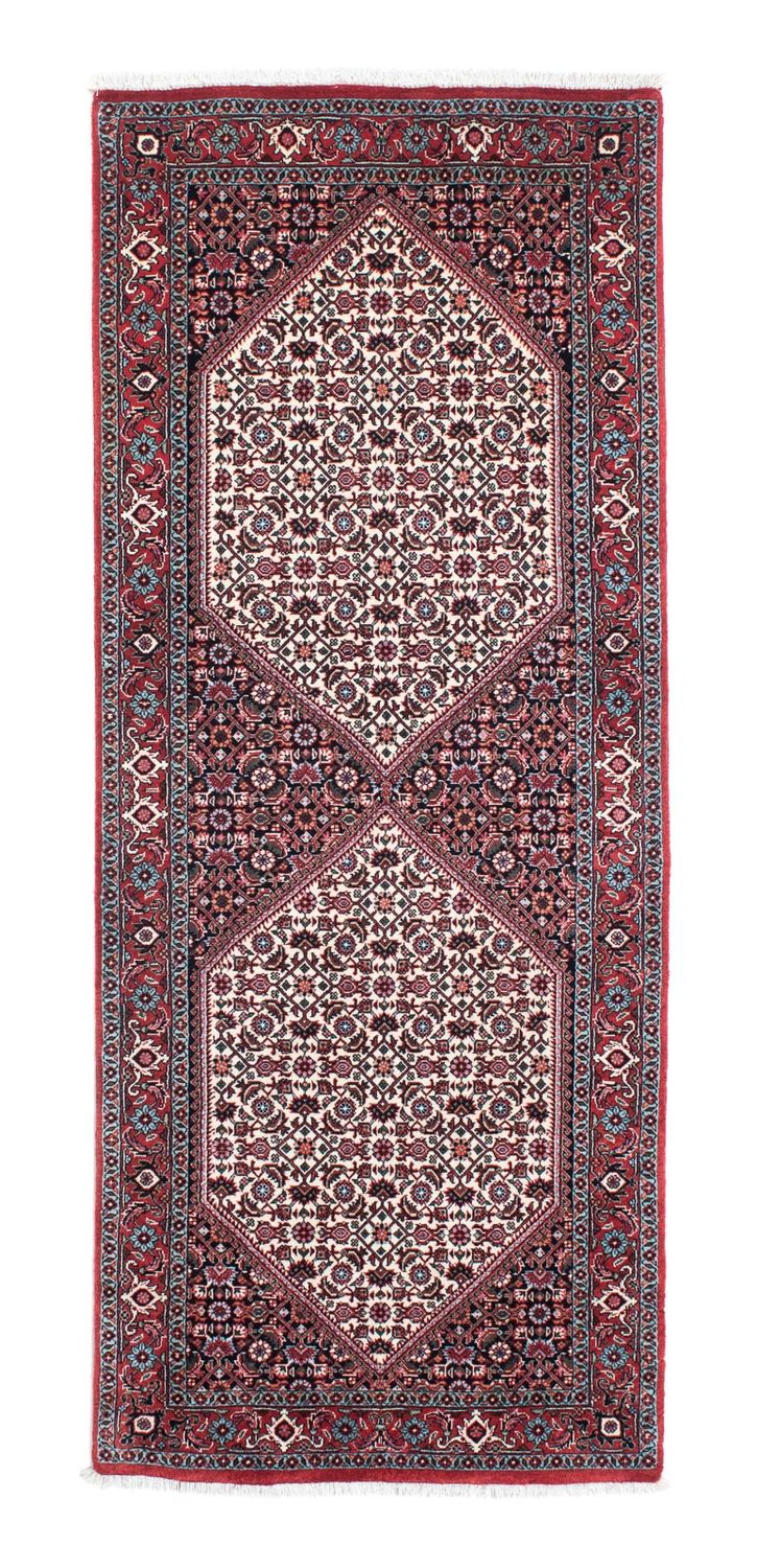Loper Perzisch tapijt - Bijar - 194 x 73 cm - rood