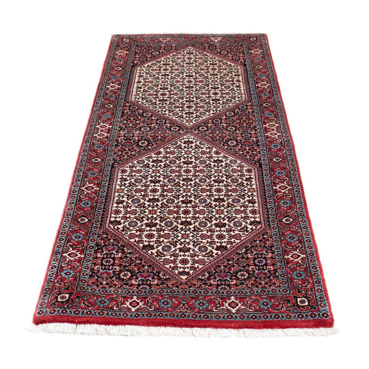 Loper Perzisch tapijt - Bijar - 194 x 73 cm - rood