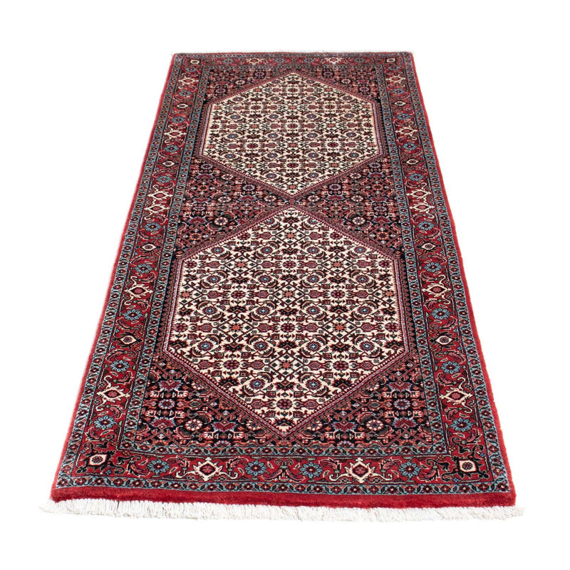 Loper Perzisch tapijt - Bijar - 194 x 73 cm - rood