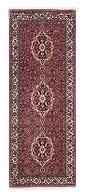 Loper Perzisch tapijt - Bijar - 200 x 73 cm - rood
