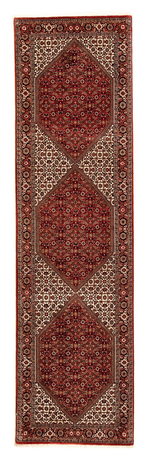 Loper Perzisch tapijt - Bijar - 303 x 84 cm - veelkleurig