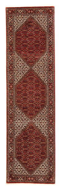 Loper Perzisch tapijt - Bijar - 303 x 84 cm - veelkleurig
