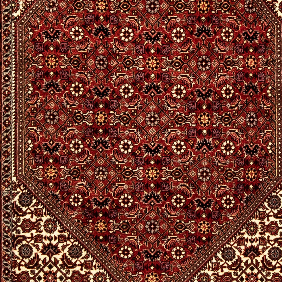 Loper Perzisch tapijt - Bijar - 303 x 84 cm - veelkleurig