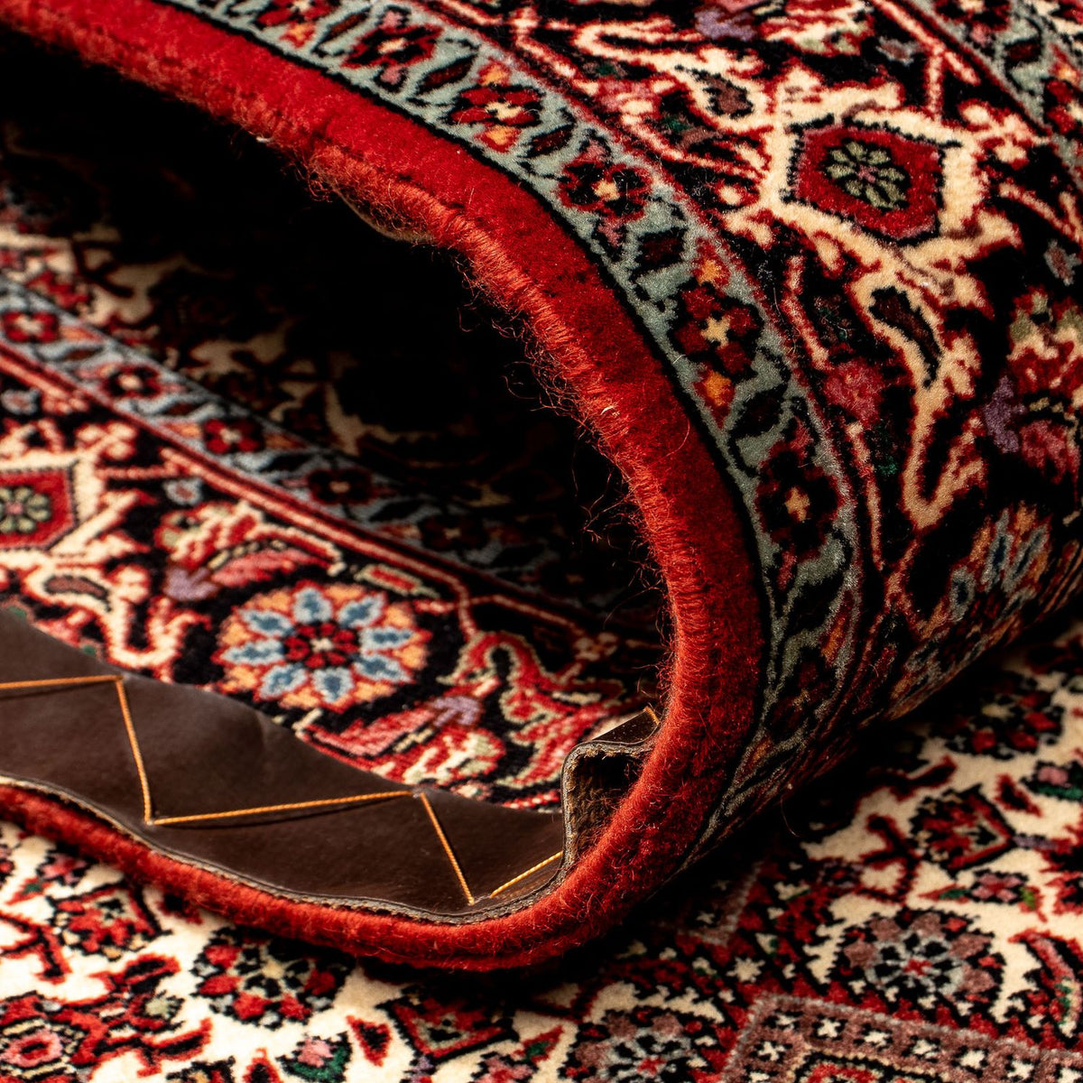 Loper Perzisch tapijt - Bijar - 303 x 84 cm - veelkleurig