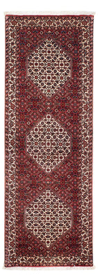 Loper Perzisch tapijt - Bijar - 202 x 73 cm - donkerrood