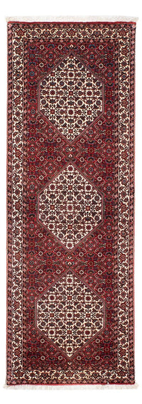 Loper Perzisch tapijt - Bijar - 202 x 73 cm - donkerrood