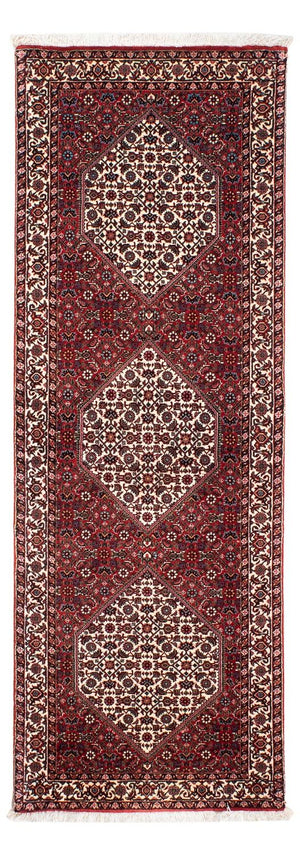 Loper Perzisch tapijt - Bijar - 202 x 73 cm - donkerrood