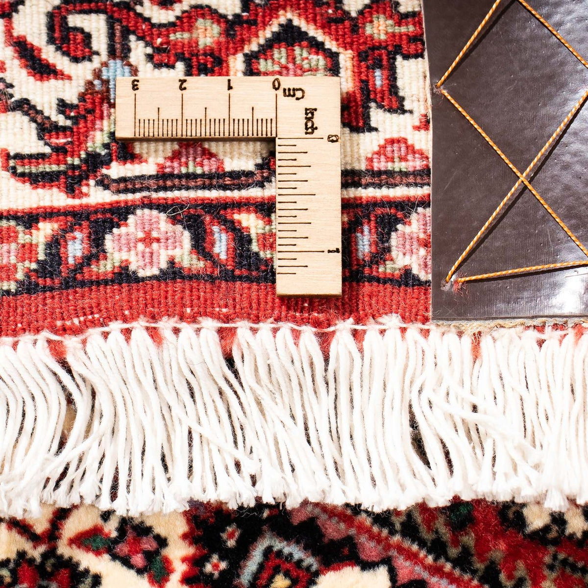 Loper Perzisch tapijt - Bijar - 202 x 73 cm - donkerrood