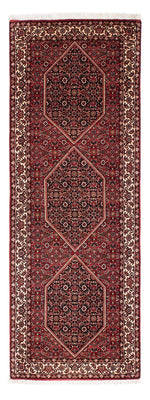 Loper Perzisch tapijt - Bijar - 203 x 73 cm - donkerrood