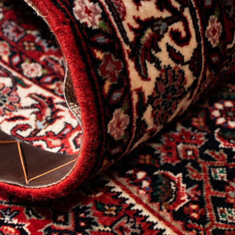 Loper Perzisch tapijt - Bijar - 203 x 73 cm - donkerrood