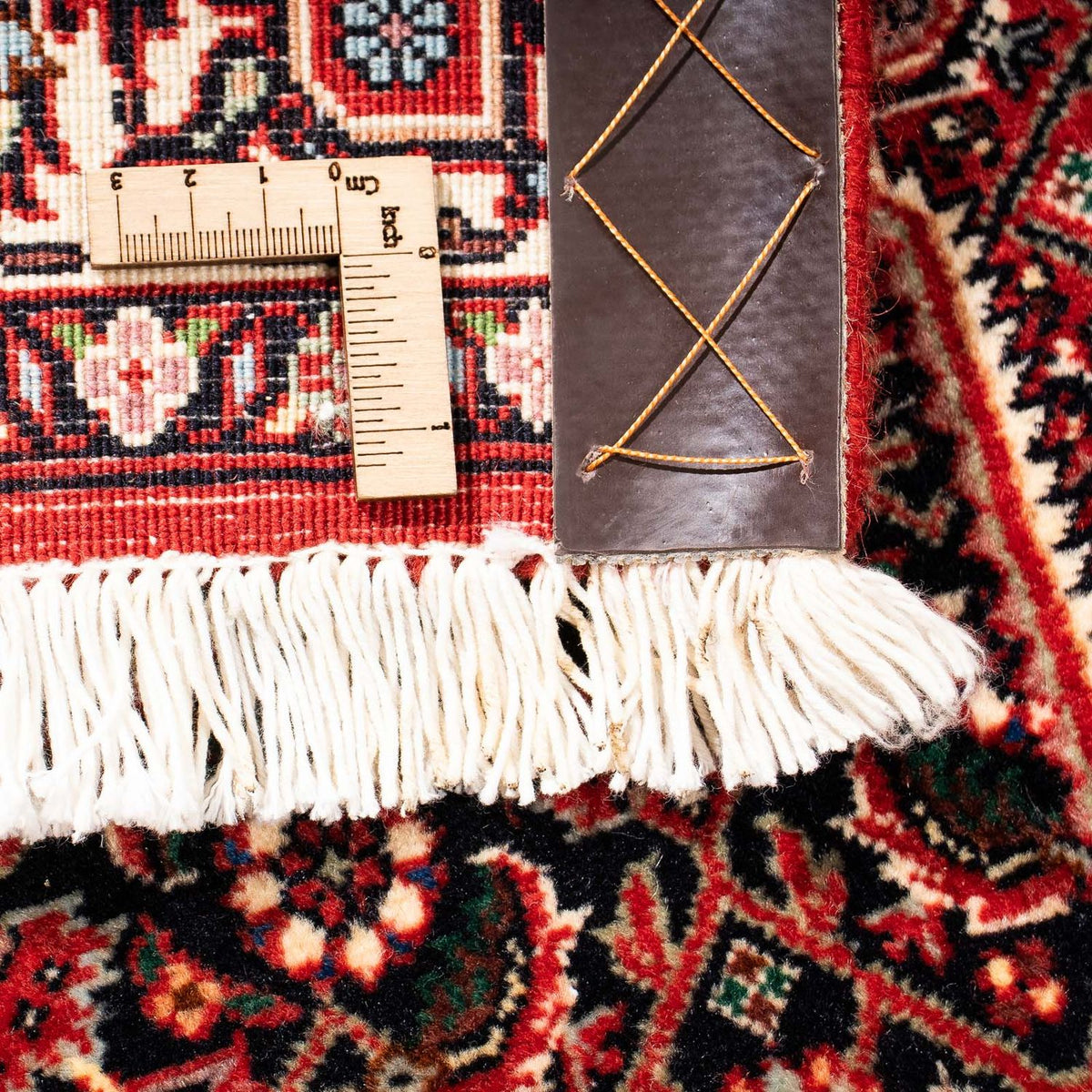 Loper Perzisch tapijt - Bijar - 203 x 73 cm - donkerrood