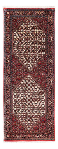 Loper Perzisch tapijt - Bijar - 188 x 73 cm - rood
