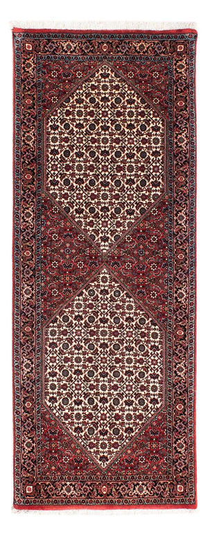 Loper Perzisch tapijt - Bijar - 188 x 73 cm - rood