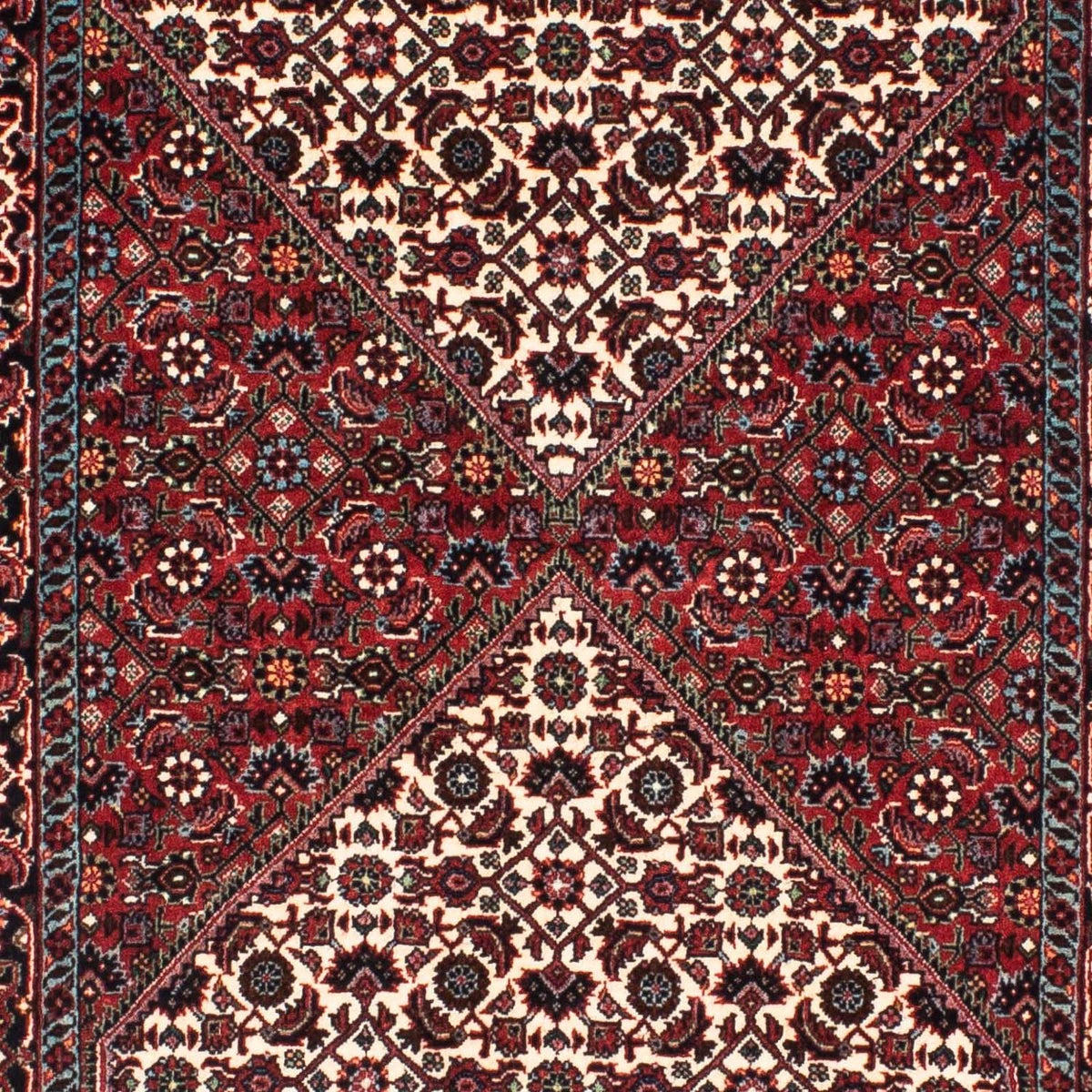 Loper Perzisch tapijt - Bijar - 188 x 73 cm - rood