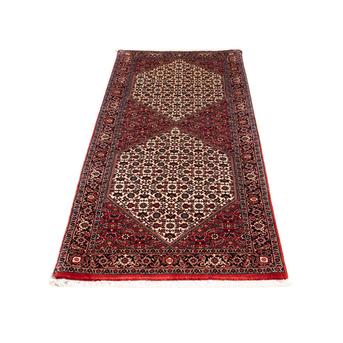 Loper Perzisch tapijt - Bijar - 188 x 73 cm - rood