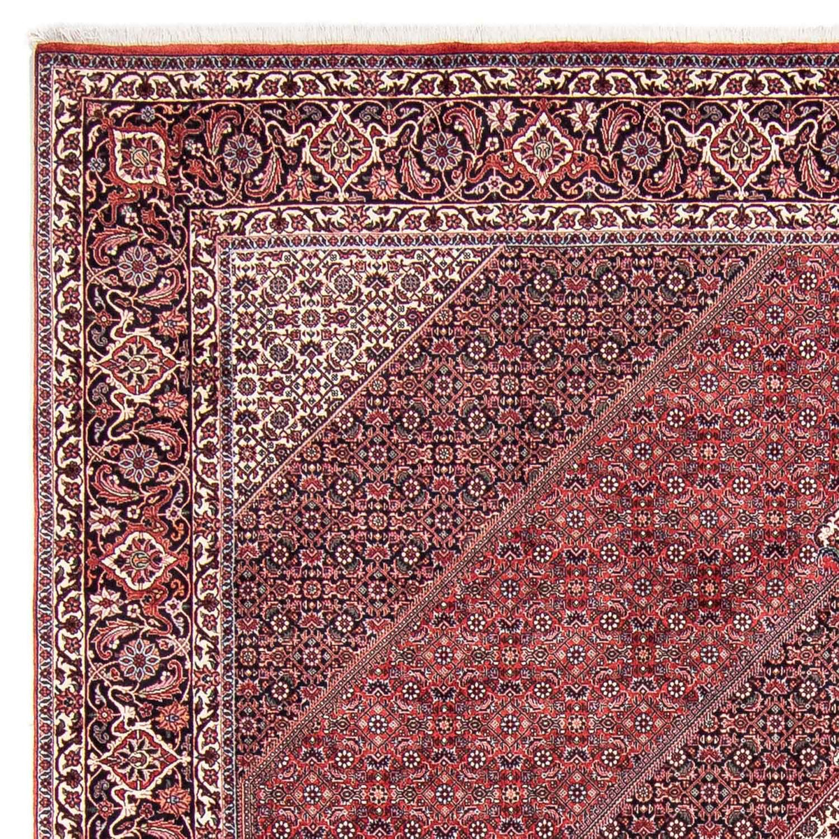 Perzisch tapijt - Bijar - 302 x 253 cm - rood