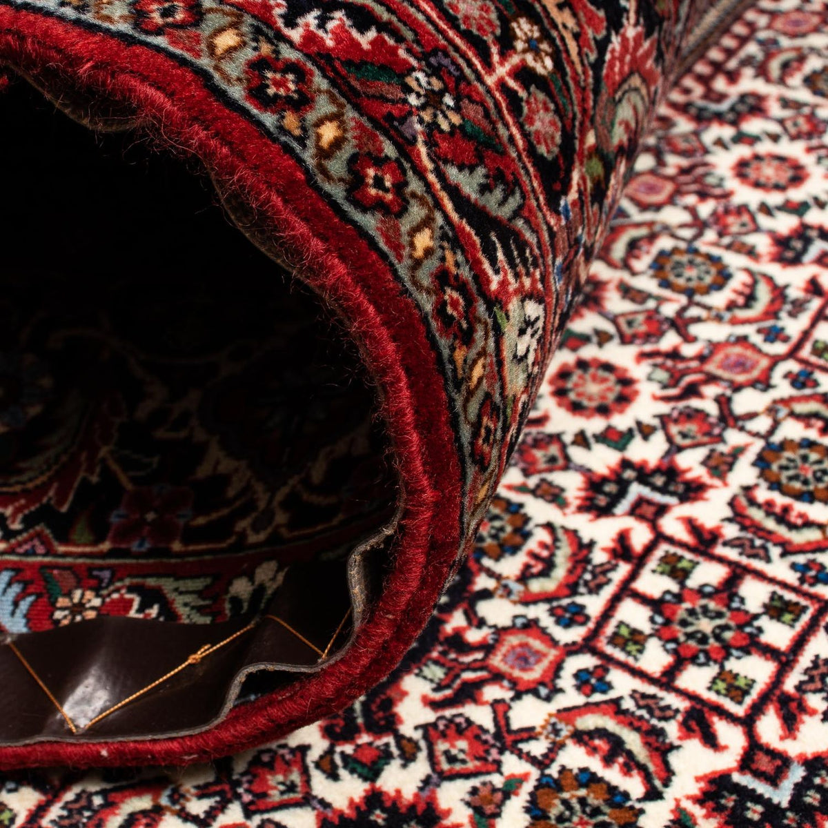 Perzisch tapijt - Bijar - 262 x 205 cm - donkerrood