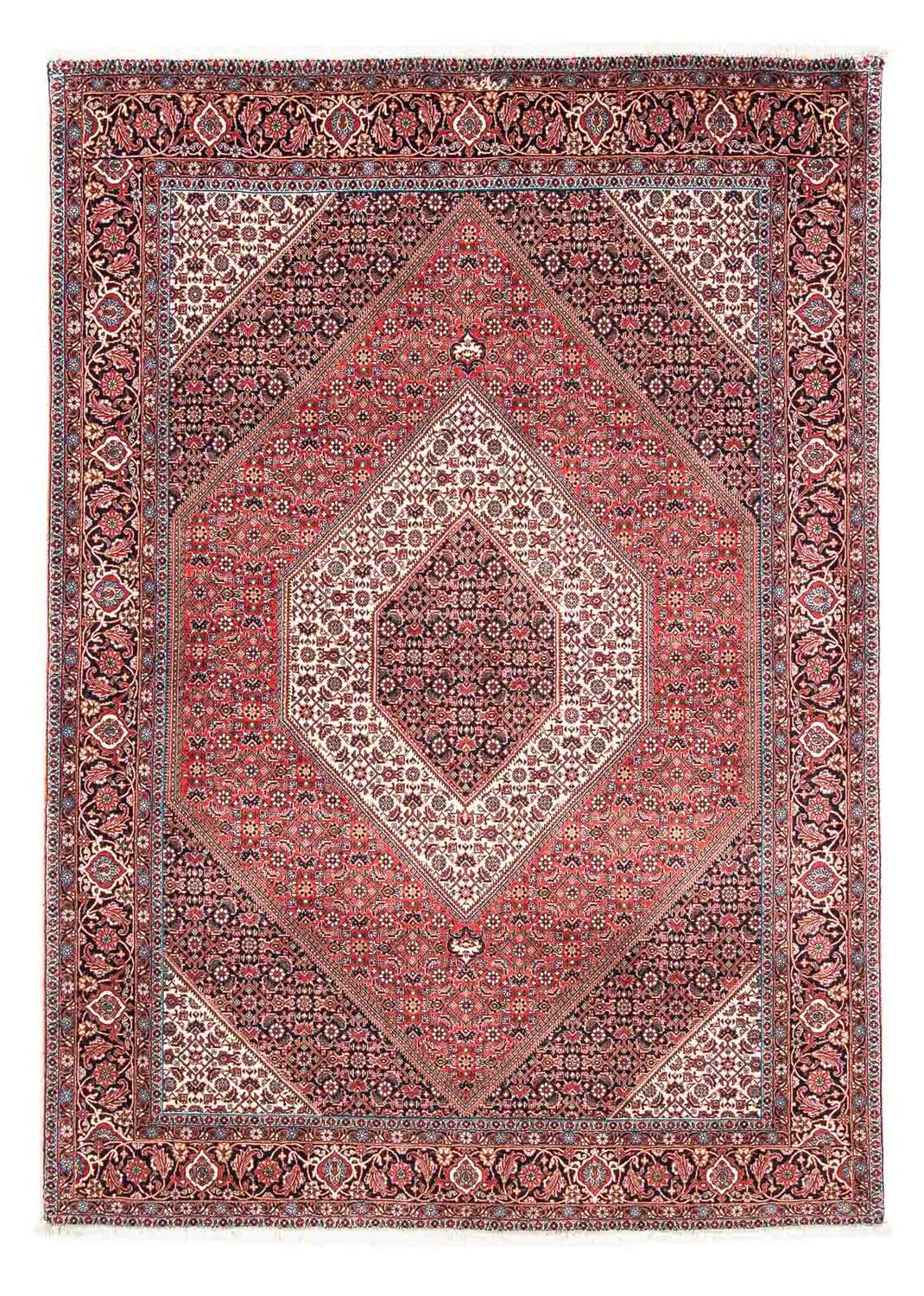 Perzisch tapijt - Bijar - 233 x 168 cm - licht rood