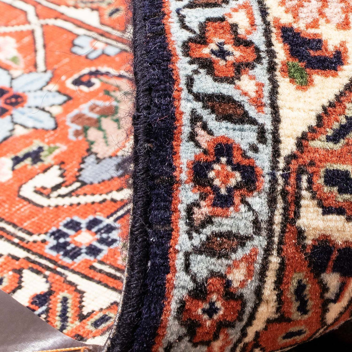 Perzisch tapijt - Bijar - 245 x 151 cm - donkerblauw