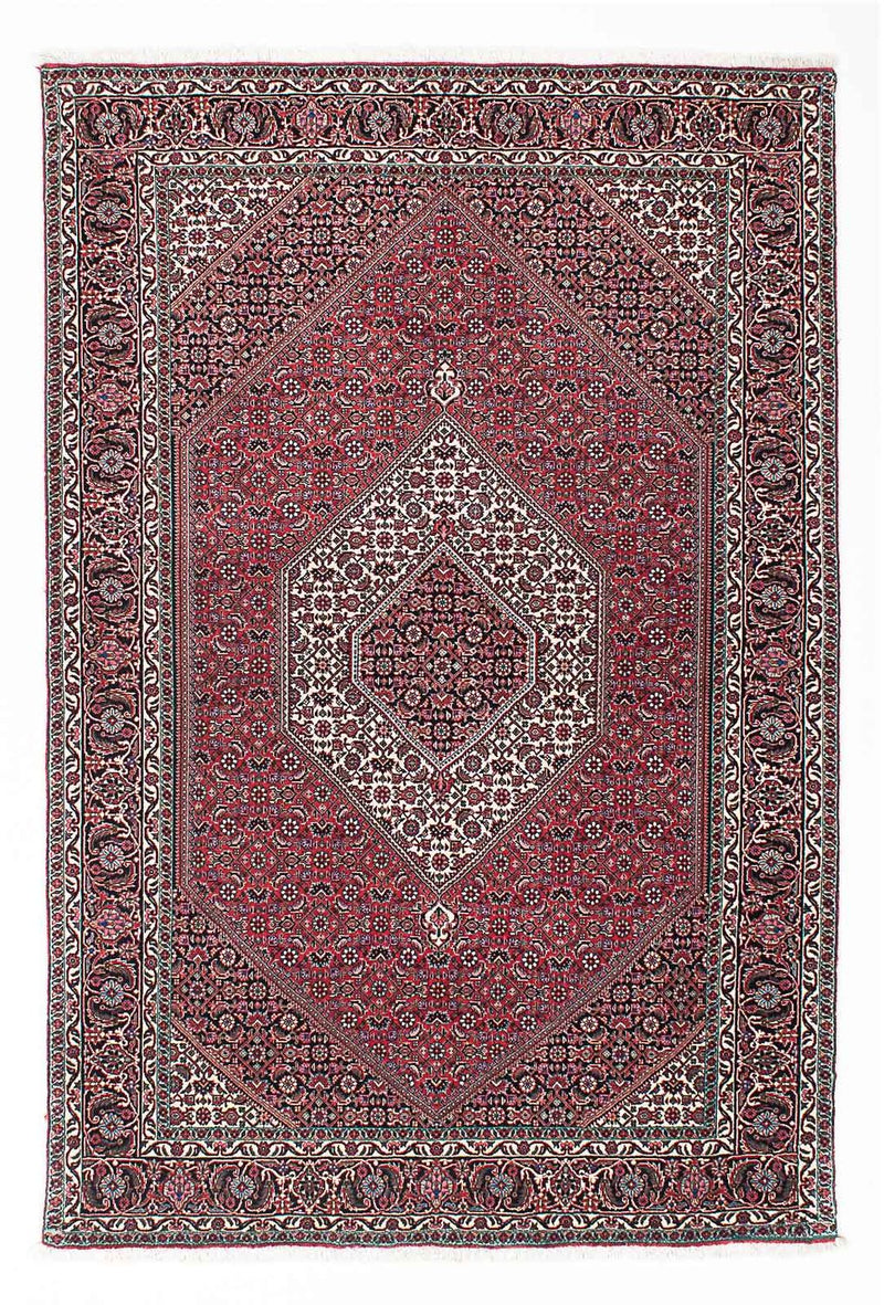 Perzisch tapijt - Bijar - 200 x 133 cm - licht rood