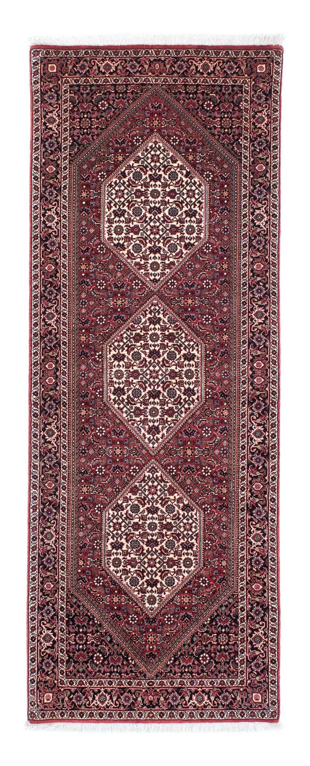 Loper Perzisch tapijt - Bijar - 207 x 75 cm - rood
