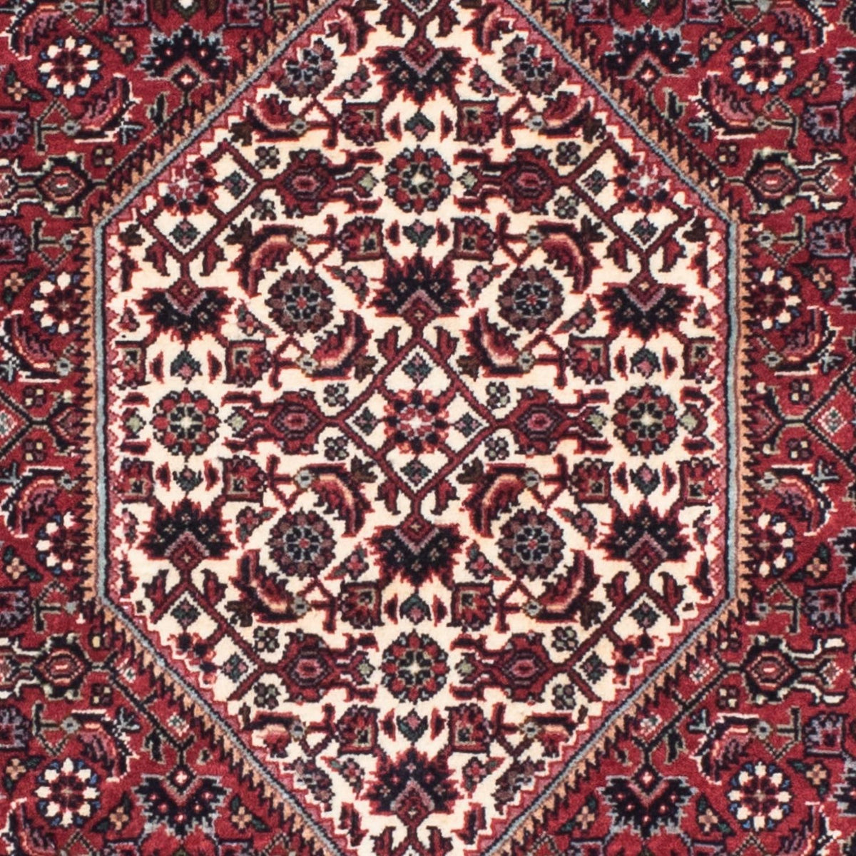 Loper Perzisch tapijt - Bijar - 207 x 75 cm - rood