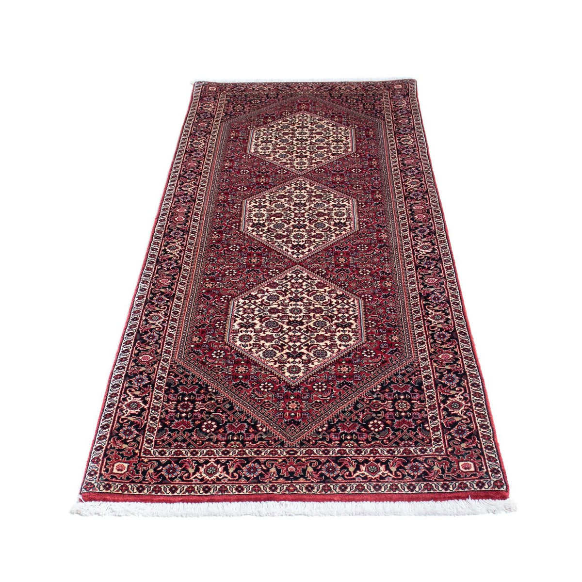 Loper Perzisch tapijt - Bijar - 207 x 75 cm - rood