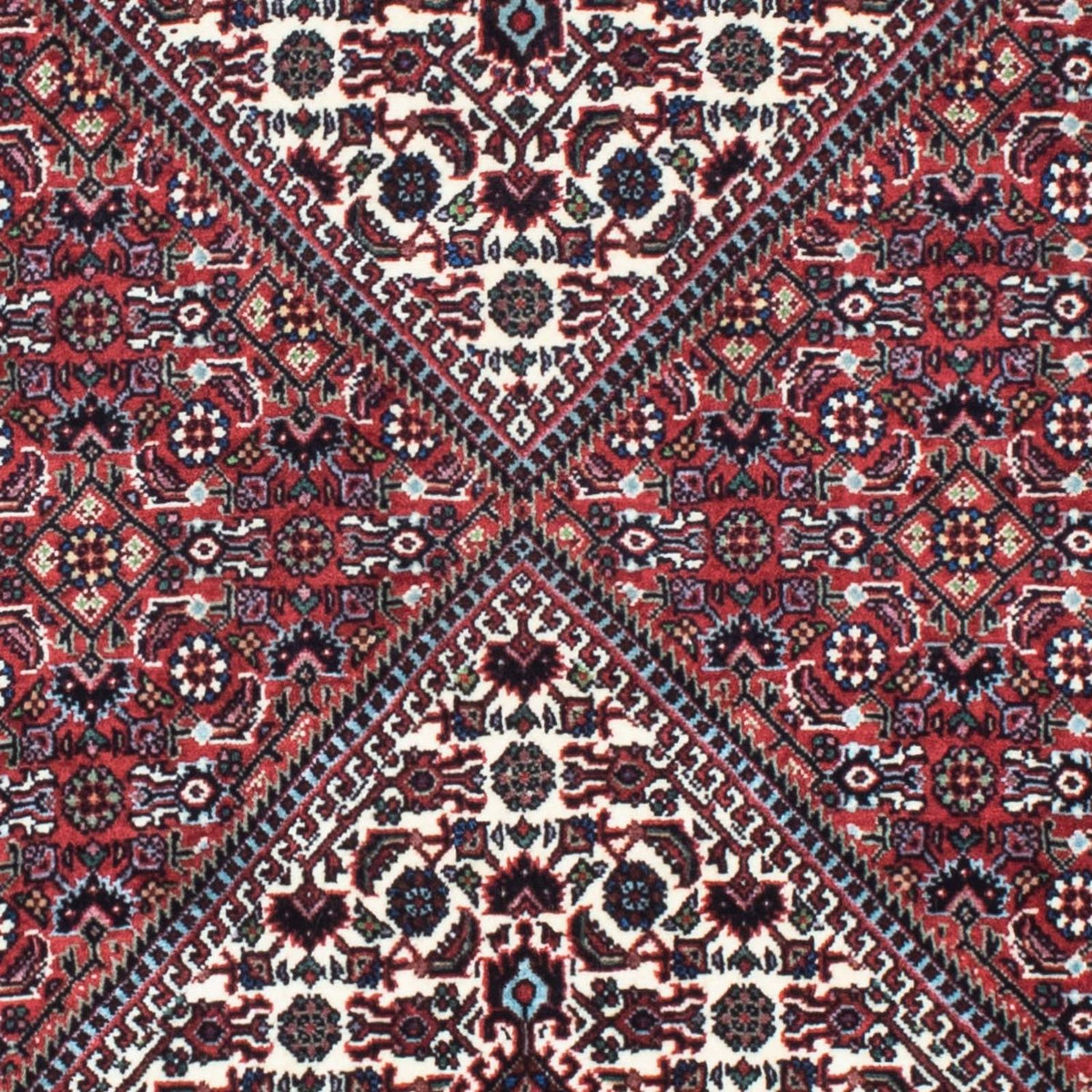 Loper Perzisch tapijt - Bijar - 201 x 74 cm - rood