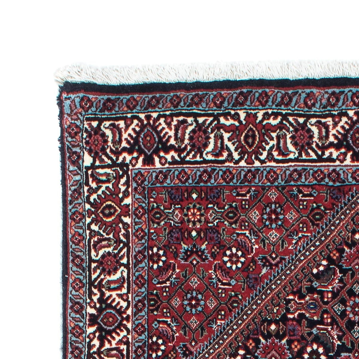 Loper Perzisch tapijt - Bijar - 211 x 77 cm - donkerblauw