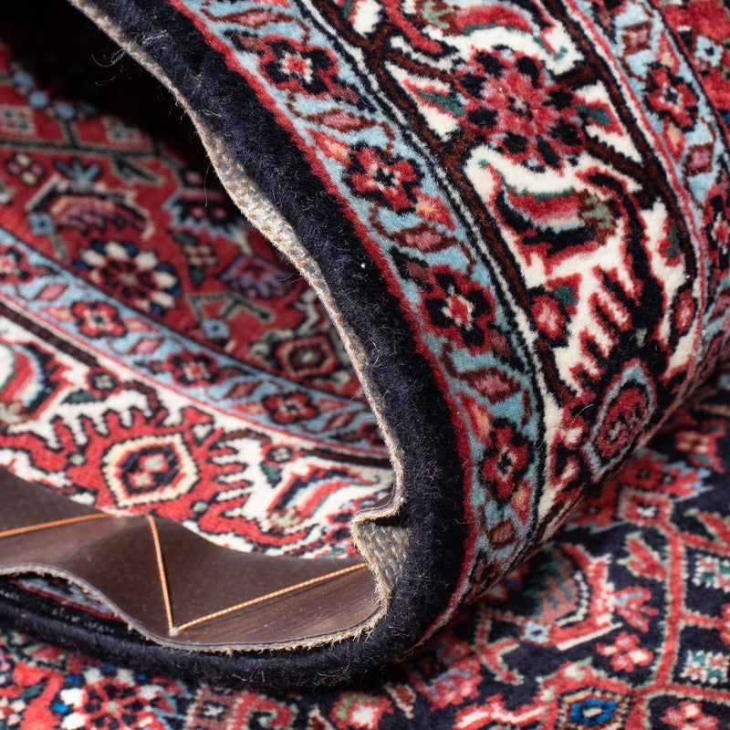 Loper Perzisch tapijt - Bijar - 211 x 77 cm - donkerblauw