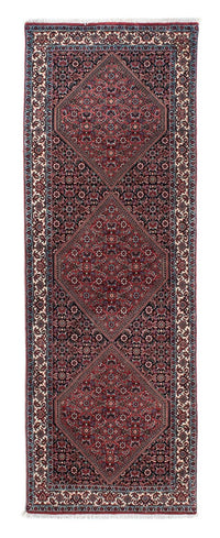 Loper Perzisch tapijt - Bijar - 217 x 73 cm - donkerblauw