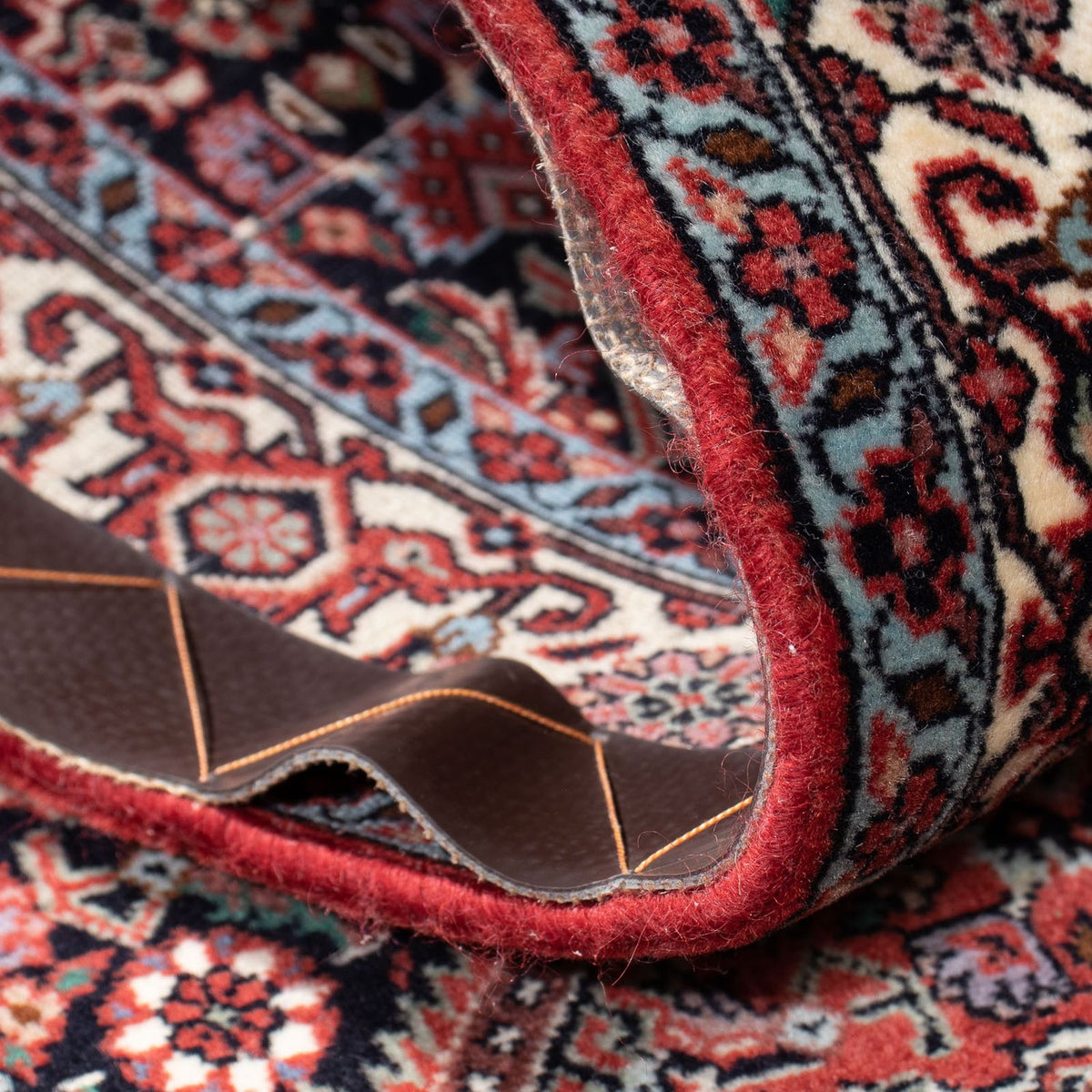 Loper Perzisch tapijt - Bijar - 217 x 73 cm - donkerblauw