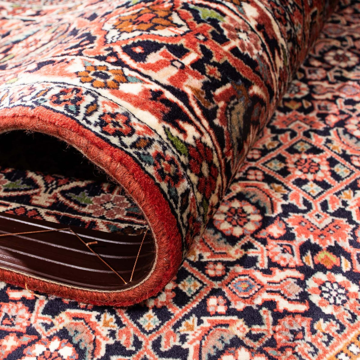 Perzisch tapijt - Bijar - 245 x 174 cm - licht rood