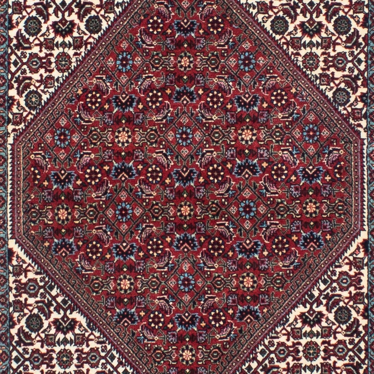 Loper Perzisch tapijt - Bijar - 290 x 83 cm - rood