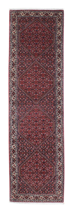 Loper Perzisch tapijt - Bijar - 310 x 80 cm - rood
