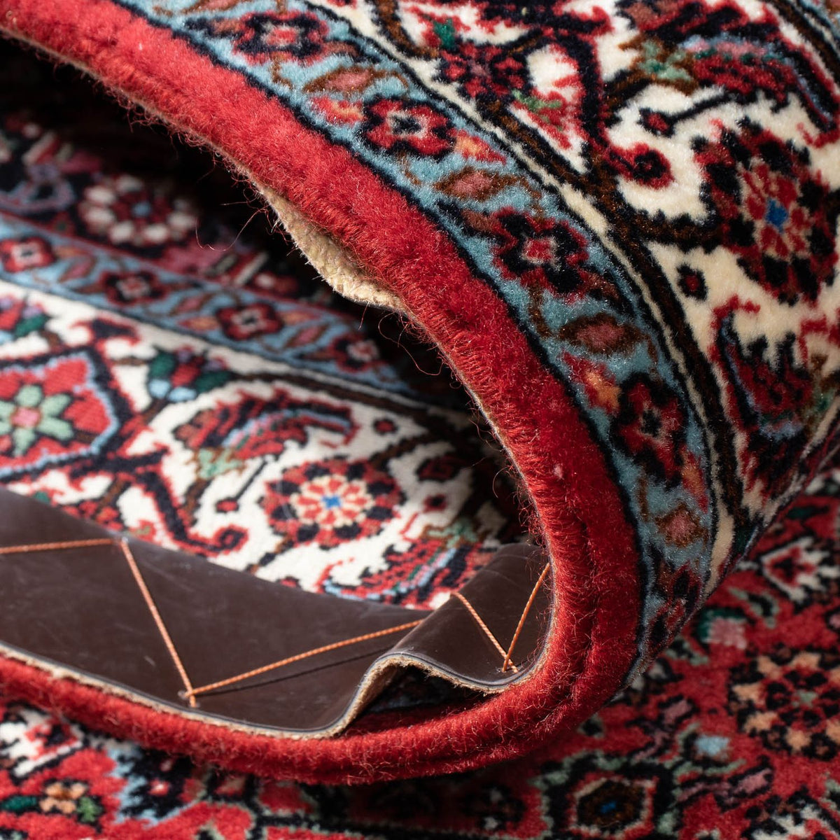 Loper Perzisch tapijt - Bijar - 310 x 80 cm - rood